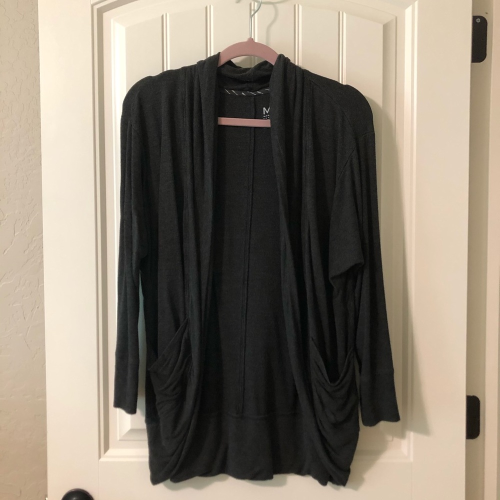 Marc New York performance open cardigan